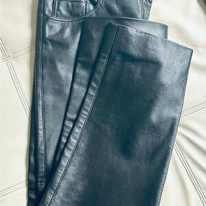 Black Leather Pants